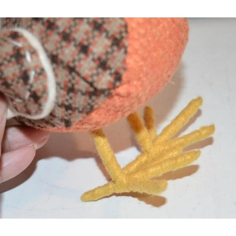 Target Spritz 2017 Fall Harvest Bird Orange Knit‎ Cap Featherly Friends